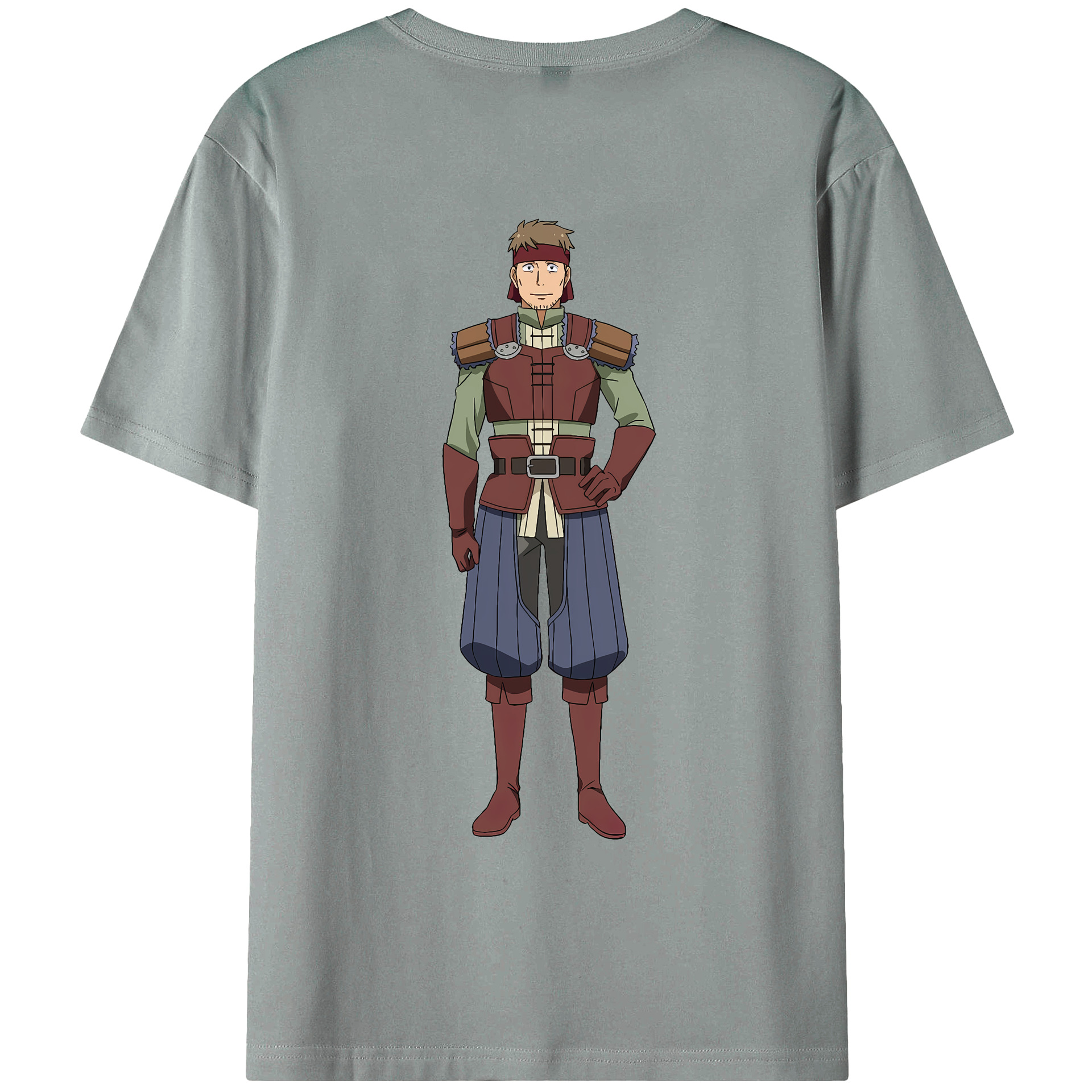 （画像用） 転スラ Regarding Reincarnated to Slime 綿100％ メンズ半袖Tシャツ（バックプリント） 通気性